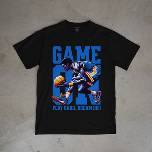 Game On Play Hard Dream Big Basketball T-Shirt