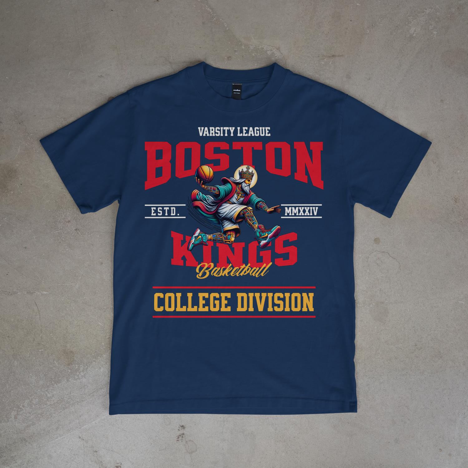 Boston Kings Varsity Basketball T-Shirt