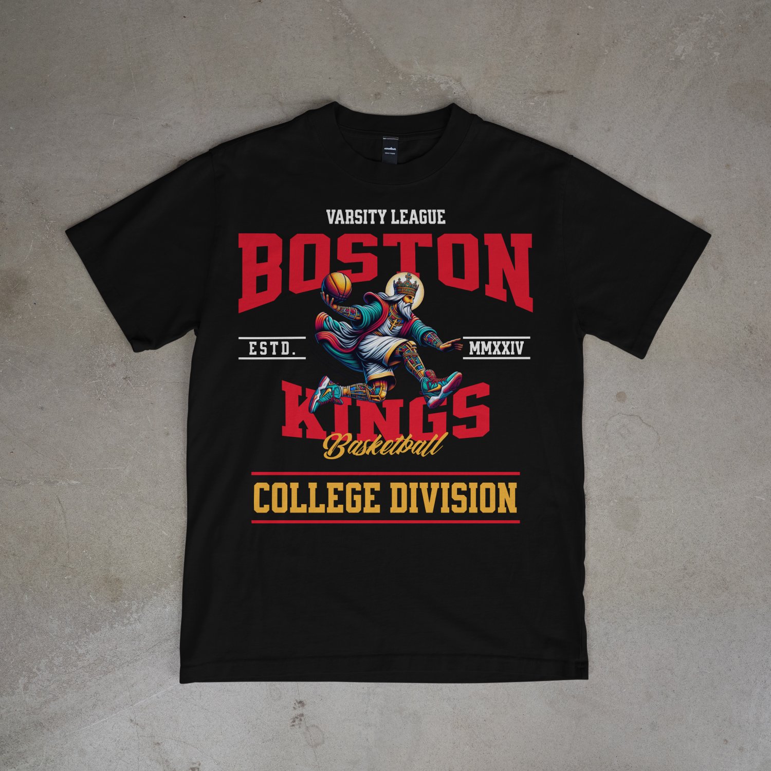 Boston Kings Varsity Basketball T-Shirt