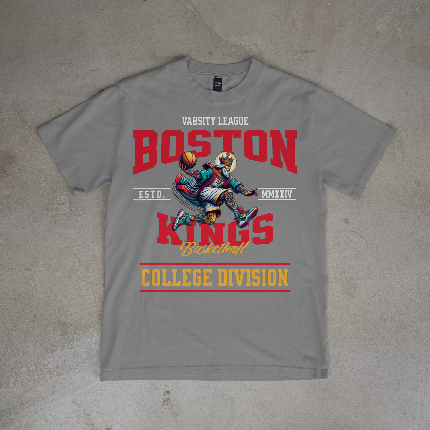 Boston Kings Varsity Basketball T-Shirt
