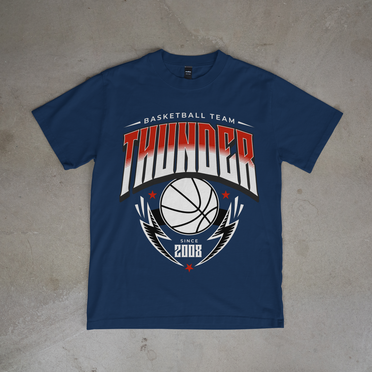 Thunder Basketball Team T-Shirt