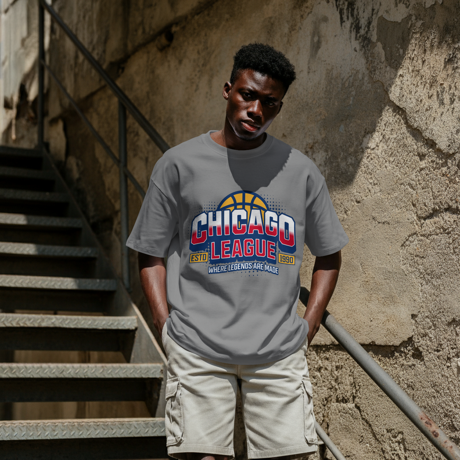 Chicago League Varsity Basketball T-Shirt