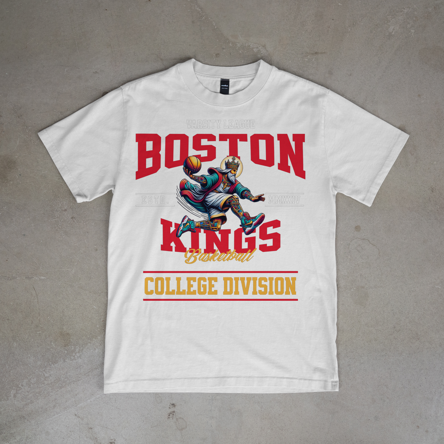 Boston Kings Varsity Basketball T-Shirt