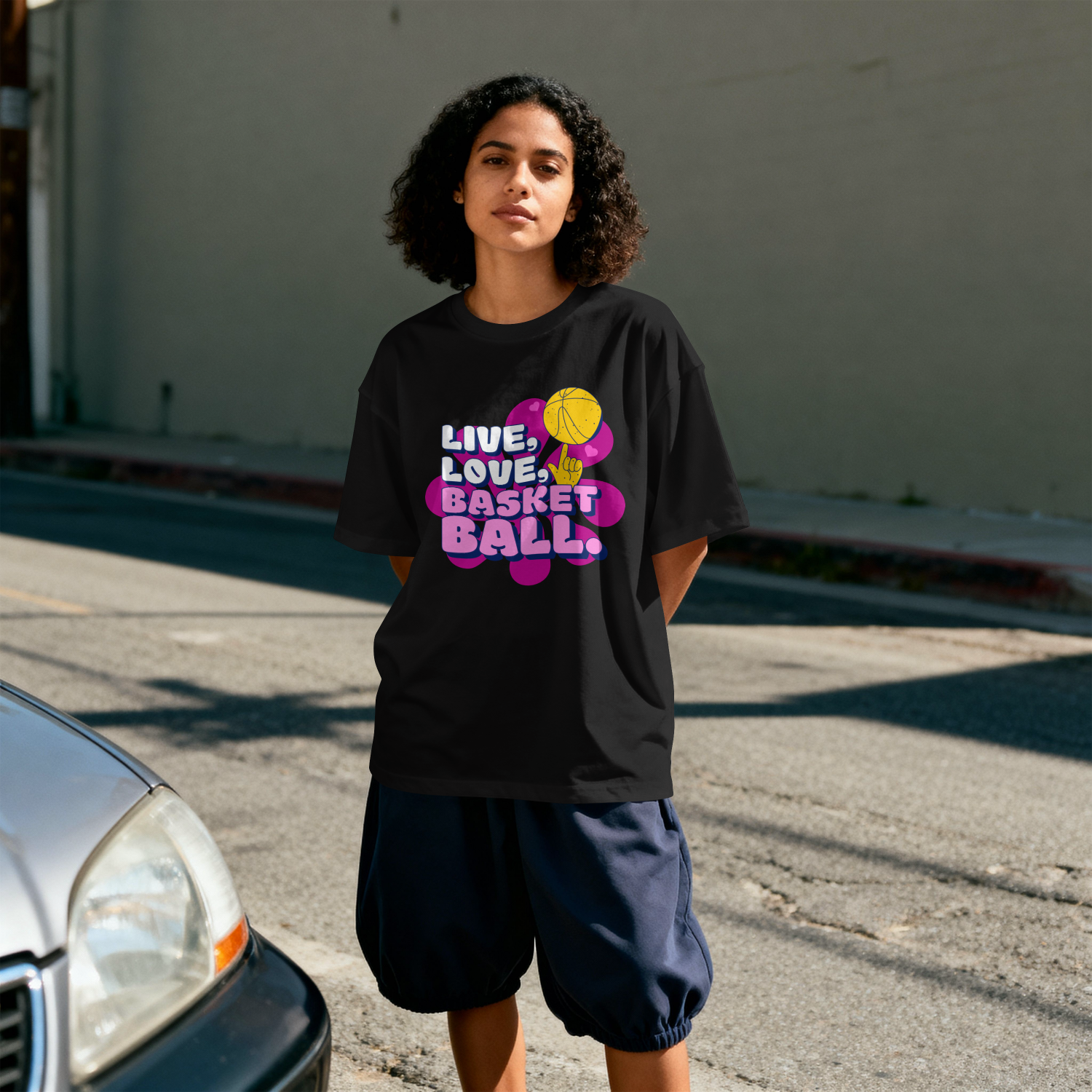 Live Love Love Basketball T-Shirt