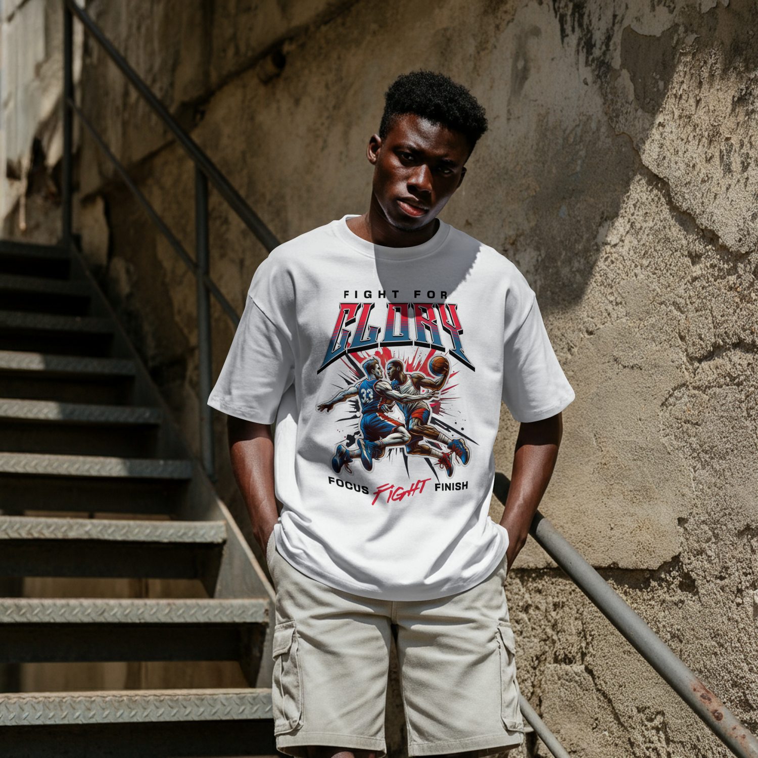 Glory Fight Basketball T-Shirt