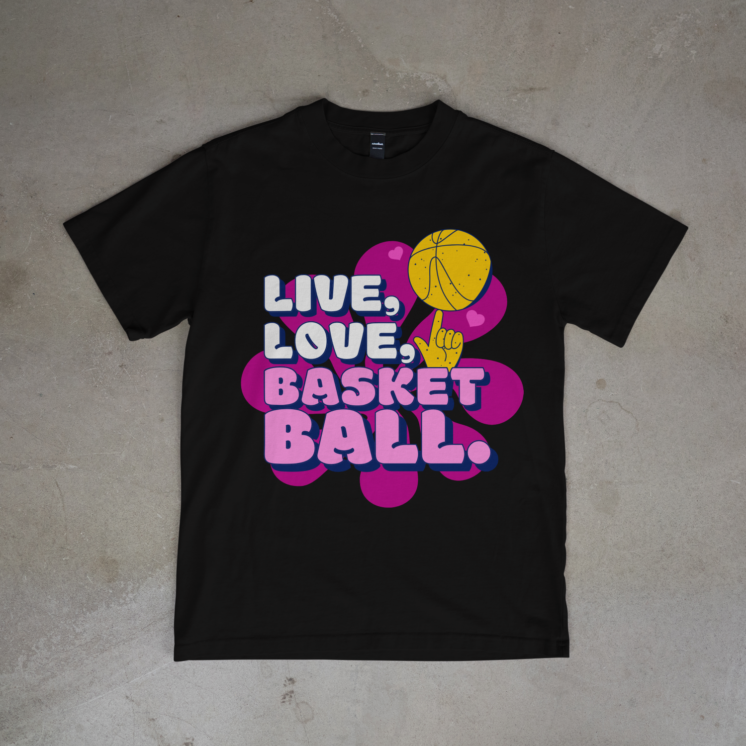 Live Love Love Basketball T-Shirt