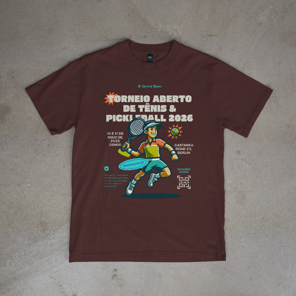 Torneio Aberto Tenis & Pickleball 2026 T-Shirt
