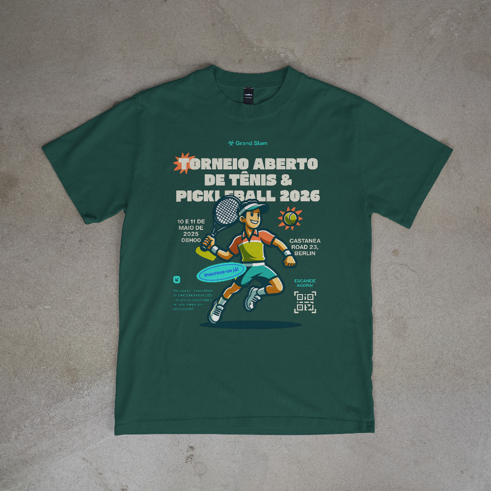 Torneio Aberto Tenis & Pickleball 2026 T-Shirt