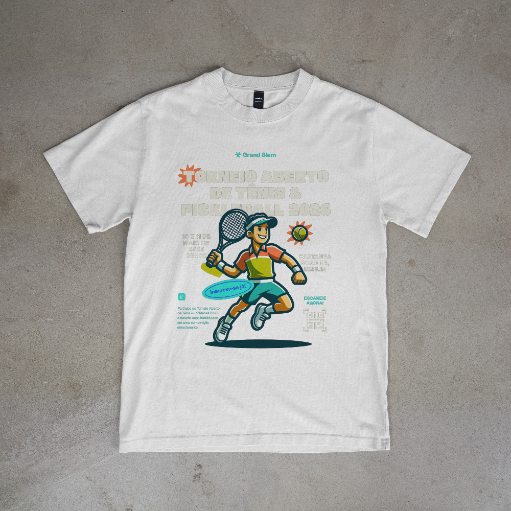 Torneio Aberto Tenis & Pickleball 2026 T-Shirt