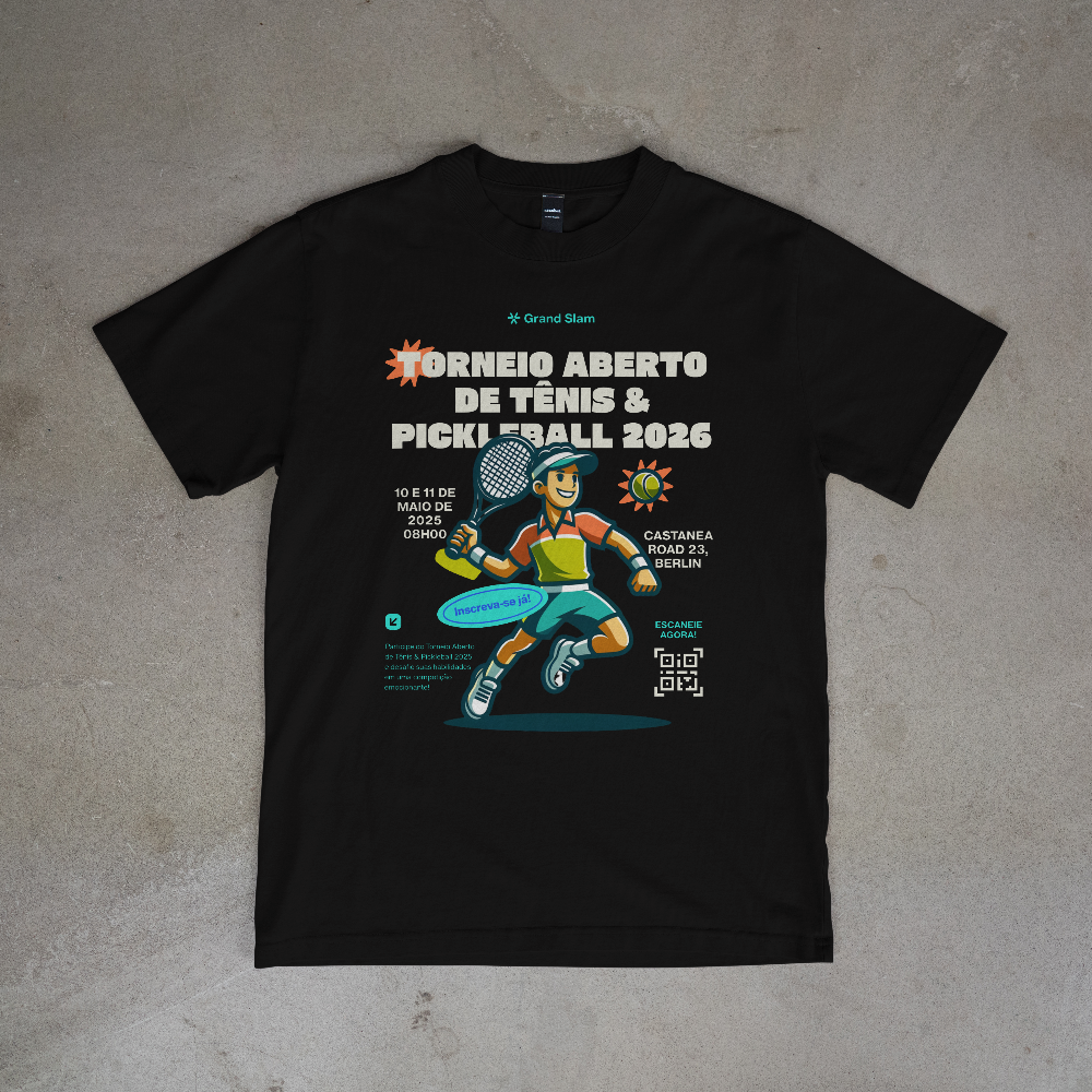 Torneio Aberto Tenis & Pickleball 2026 T-Shirt