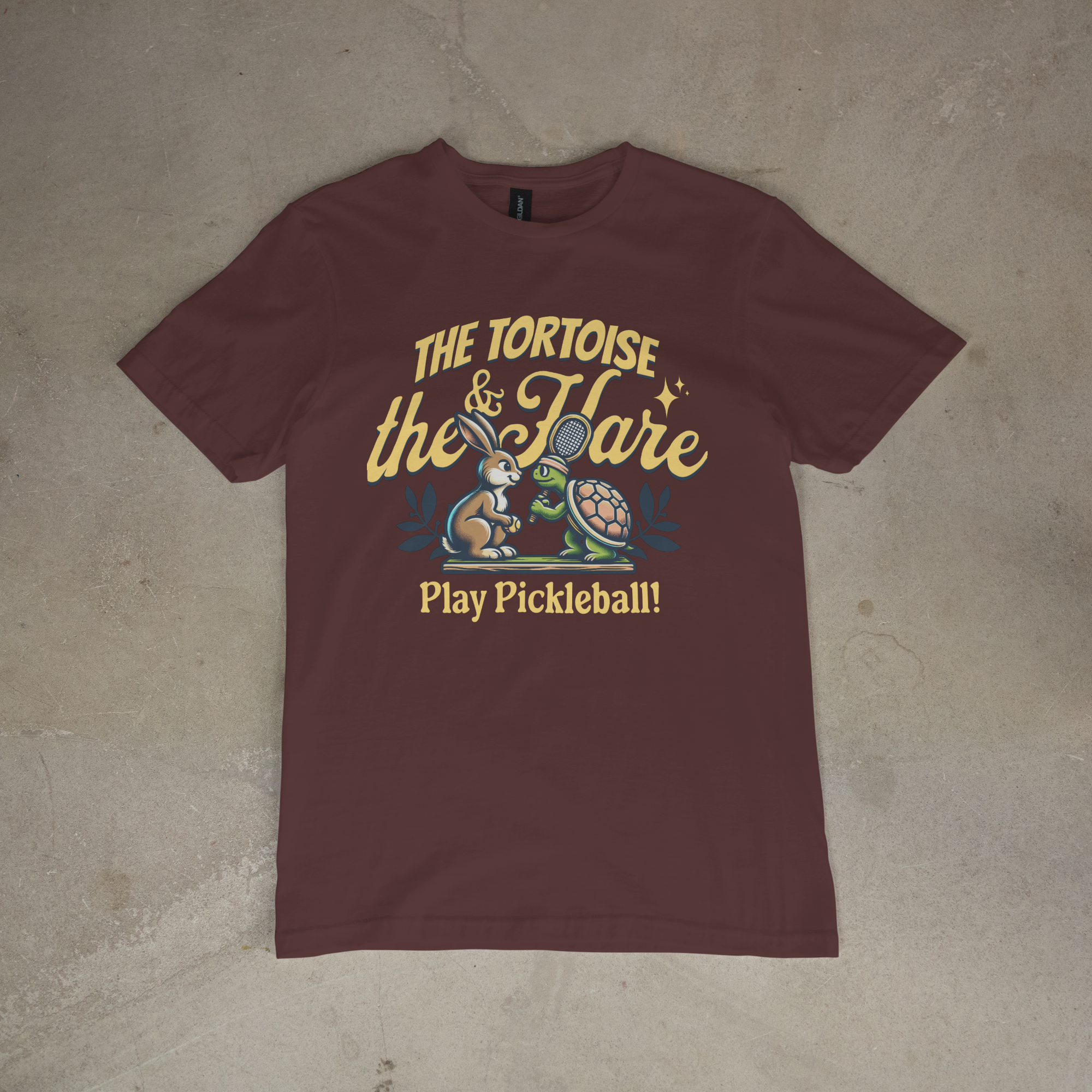 Pickleball Tortoise & Hare Tee