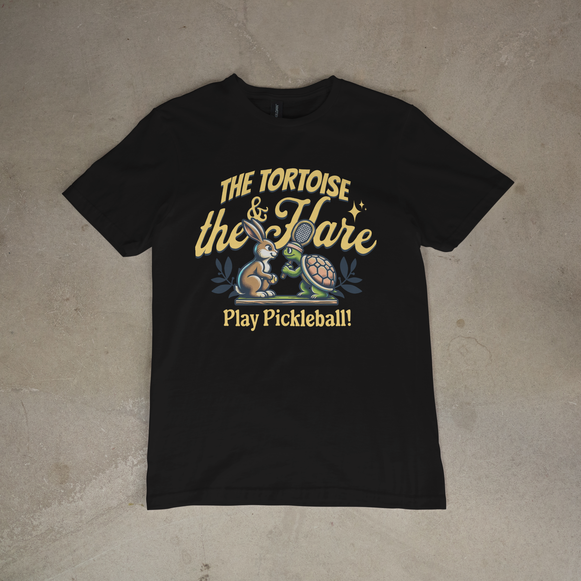 Pickleball Tortoise & Hare Tee