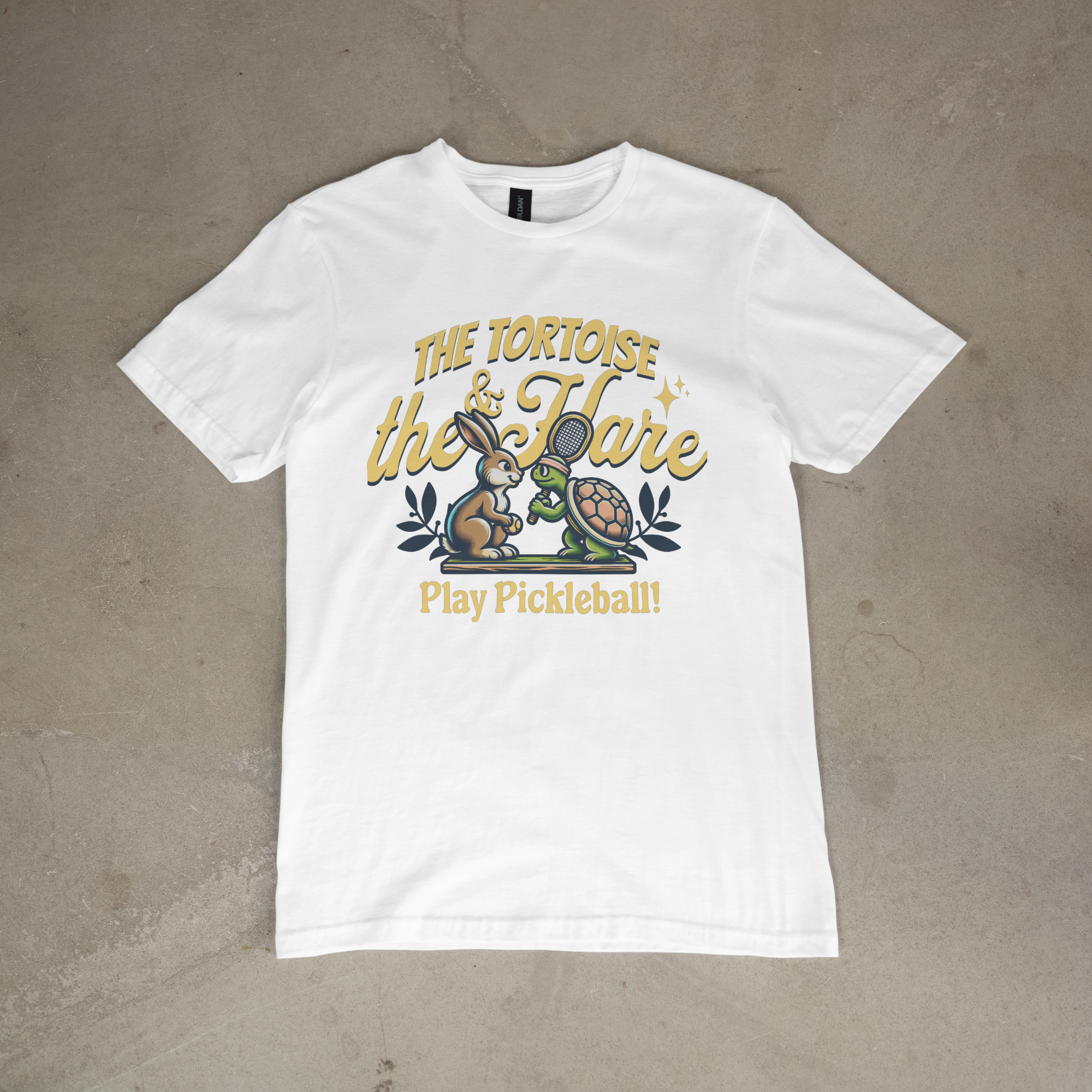 Pickleball Tortoise & Hare Tee
