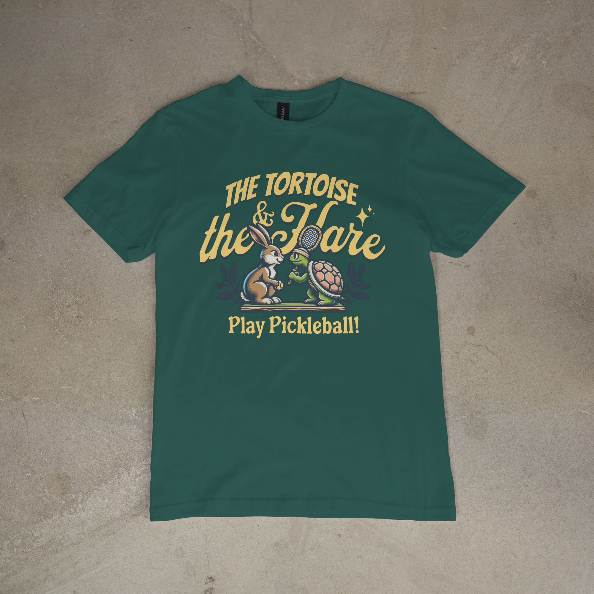 Pickleball Tortoise & Hare Tee