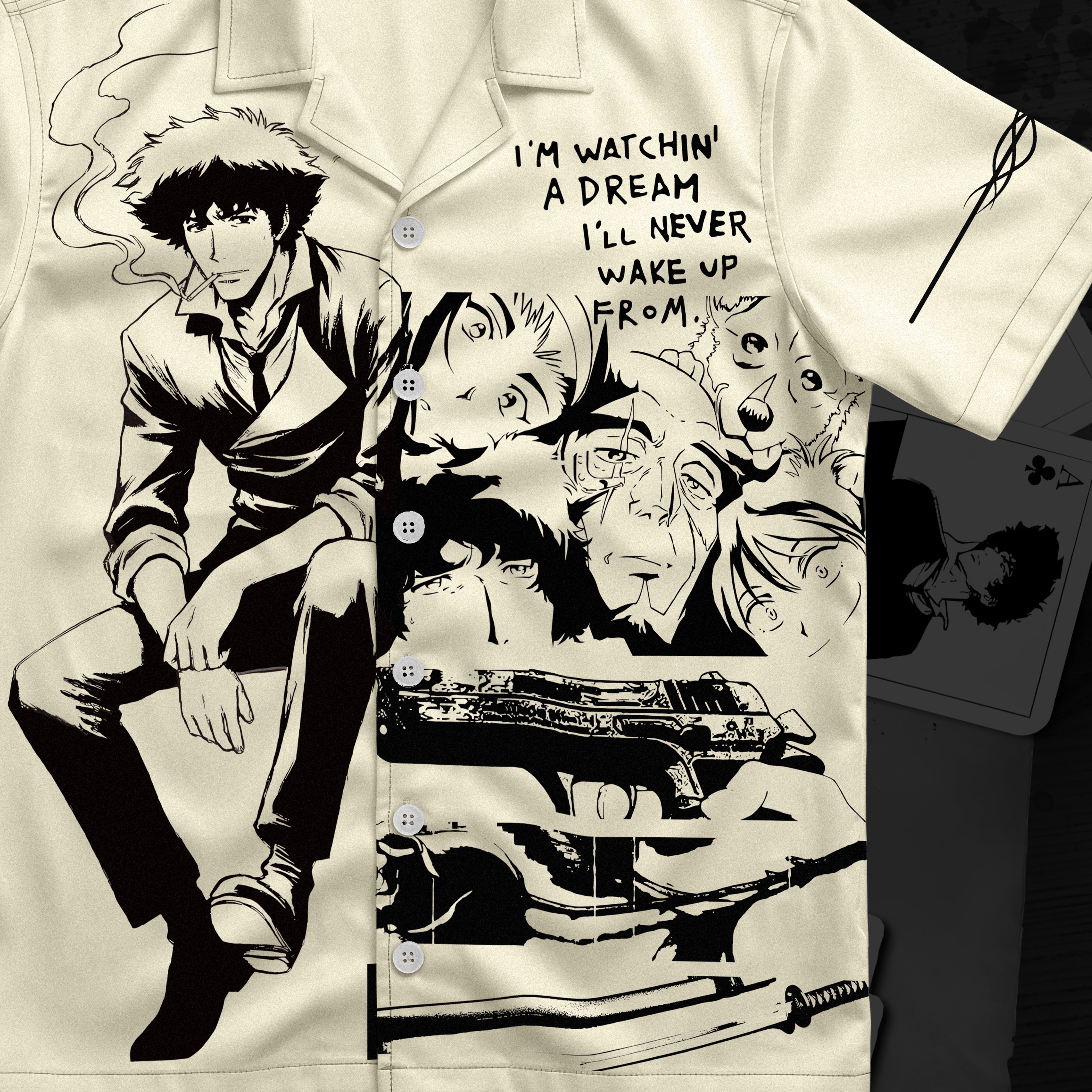 Cosmic Drift: The Bebop Hawaiian Shirt